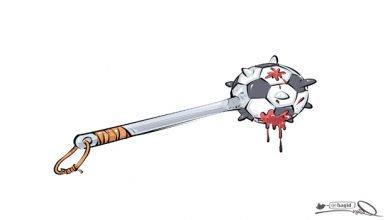 caricature hajd 111016 390x220 - استعد بسلاحك، مع أي فريق كرة قدم ستحارب؟