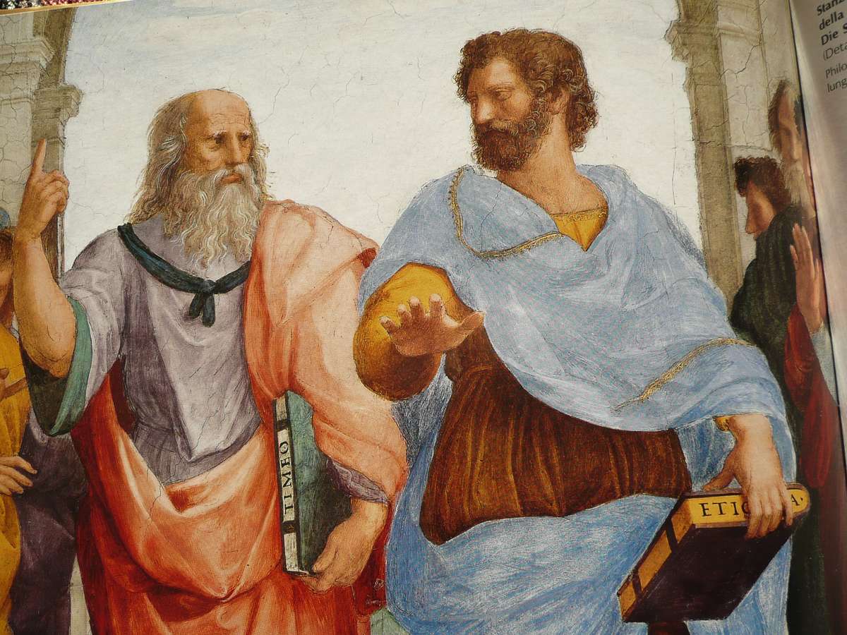 Platón y Aristóteles - دعني احدثك عن المستقبل، لقد كان سقراط ذكيا!